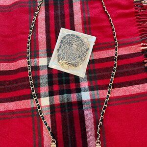 Crossbody Chain black and gold